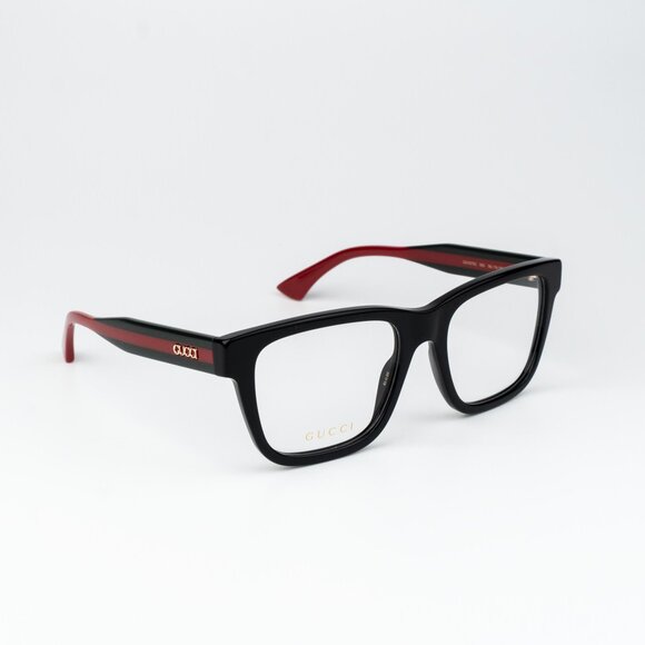 Gucci Men Eyeglasses Black Green Square GG1870O 005 NEW AUTHENTIC - Picture 3 of 10